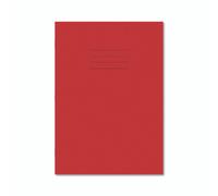Exr Book 8MM Lined 80PG A4 Red PK50