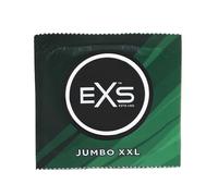 EXS | 69mm XXL Jumbo Condoms | Natural Latex & Silicone Lubricated | Extra Large Size | Vegan | 24 Pack