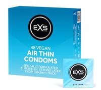 EXS | Air Thin Condoms | One of The Thinnest Quality Condoms | Vegan | 48 Pack