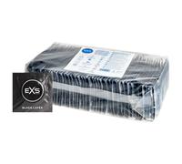 EXS Black - black latex condoms (100 pcs)