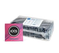 EXS Bubblegum Flavoured Condoms (100 Pack) Regular Fit, Premium Latex with Non-Spermicidal Lube, Flared with Teat, PETA-Approved Vegan Condom, 3 Year Life - CE Marked Male Condoms