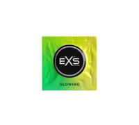 EXS | Glow in The Dark Condoms | Natural Latex & Silicone Lubricated | Vegan | 100 Pack