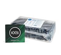 EXS Jumbo 69mm XXL Condoms (144 Pack) Premium Latex Large Condom for Men with Non-Spermicidal Lube, Straight-Walled with Teat, PETA-Approved, Vegan, 3 Year Life - CE Marked NHS Approved Male Condoms