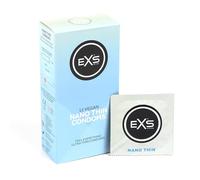 EXS | Nano Thin Condoms | One of The Thinnest Quality Condoms | Vegan | 12 Pack