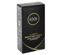 EXS Rightway Gold Dual-Colour Vegan Condoms (12 Pack)