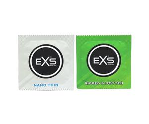 EXS | Sensation Bundle | 12 Textured + 12 Nano Thin | Maximise Your Safety & Pleasure | 24 Condoms