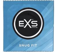 EXS | Snug Fit Condoms | Natural Latex & Tighter More Secure Condom | Vegan | 100 Pack