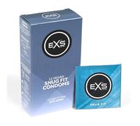 EXS | Snug Fit Condoms | Natural Latex & Tighter More Secure Condom | Vegan | 12 Pack