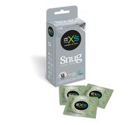 Exs Snug Fit Condoms | Smaller Size Tighter Trim Close Fit | Vegan Pack of 12
