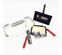 EXSEK GBA Housing Case, Transparent Clear GBA Shell Housing Pack Compatible with Gameboy Advance (Clear)