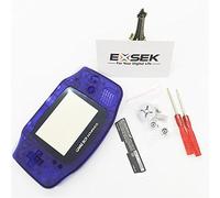 EXSEK Limited Transparent Blue Edition GBA Housing Shell Pack Compatible with Gameboy Advance (T Blue)
