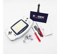 EXSEK Limited White Edition GBA Housing Shell Replacement Pack Compatible with Gameboy Advance (White)