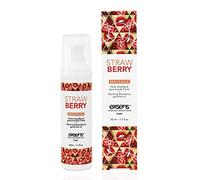 Warming Massage Oil Edible Strawberry Flavoured 50ml Exsens of Paris