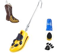 Exshoiu Shoe Boot Stretcher for Cowboy Boots, 1 Pcs Boot Instep Stretcher for Men Thick Feet, Adjustable Leather Boot Stretcher Stretching Height