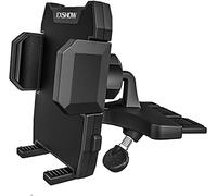EXSHOW Phone Holder for Car CD Slot, One-Hand-Available CD Player Cell Phone Mount for iPhone 11 Pro Max 11 XR XS 8 Plus 7 6S SE, Samsung S10+ S10e S10 S9 N9 S8 Note10 10+ Plus, Google, LG, Moto etc