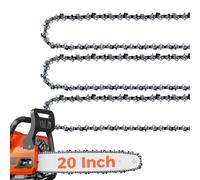 EXSHP 20 Inch Chainsaw Chain .325" Pitch .058" Gauge 76 Drive Links for Blue Max 53543, 8901, 8902 (3 Packs) (21YO-6)