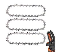 EXSHP 5 Inch Chainsaw Chain .030" Pitch .043" Gauge 28 Drive Links Semi-Chisel Chain Saw Chains for Husqvarna, Poulan, Craftsman, Greenworks and More Chainsaw Brands(3 Packs)(30TOP-10)