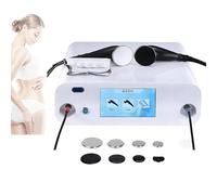 EXSHUING 448khz Tecar Therapy Machine, Physiotherapy Diathermy Device for Pain Relief, Body Slimming, and Deep Tissue Physiotherapy, 3 Handles + 8 Probes + 7" Touch Screen, for Home & Salon