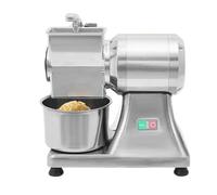EXSHUING Automatic Cheese Grating Machine, 900w Stainless Steel Electric Cheese Shredder With Bucket, 60kg/132lbs Per Hour Throughput For Block Cheese, Butter, Bread, Almonds -Anti-Clog Wide Inlet
