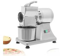 EXSHUING Commercial Cheese Grater Heavy Duty, 900w Electric Cheese Shredder With Stainless Steel Bucket, 60kg/132lbs Per Hour Food Grinder For Block Cheese, Butter, Bread Crumbs, Nuts