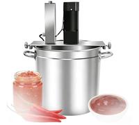 EXSHUING Commercial Sauce Stirrer Machine, Hot Pot Seasoning Mixer, 4-Blade System With One-Touch Control & Powerful Motor, Cook Chili Sauce Porridge Hot Pot Base, 40-60cm Options(60cm/145L)