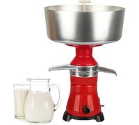 EXSHUING Electric Milk Cream Separator, Centrifugal Skimmer for Ra-w Milk, 80l/H (21gal/H) Processing, 12l (3.2gal) Tank, Ideal for Cow Goat Sheep Horse Camel Milk, Skim Milk Fat ≤0.05%