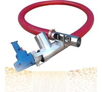 EXSHUING Electric Screw Feeder, Small Particle Grain Conveyor 2200w with Manganese Steel Spiral, 100-200 Kg/Min for Grain, Feed, Fertilizer, Sand, for Granular/Powder/Flocculated(1.5m (58.8in))