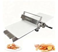 EXSHUING Folding Puff Pastry Machine, Croissant Machine, 0-25mm Adjustable Rollers, Suitable for Various Doughs, Stainless Steel Frame, Easy to Operate, Can Make Pizzas and Danish Pastries(Model 300)