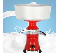 EXSHUING Milk Cream Centrifuge, Electric Cream Separator 80l/H (21gal/H), 12l (3.2gal) Stainless Steel Bowl, Centrifugal Milk Skimmer for Home Farm, Adjustable Cream Thickness Ratio 1:4-1:10
