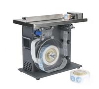 EXSHUING Right Angle Labeling Machine, 90 Degree Corner Label Applicator With Plc Control, ±0.5mm Accuracy, 15-30 Pcs/Min Semi-Automatic Desktop Labeler For Boxes, Cosmetic Food Packaging(25-30mm)