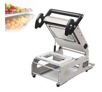 EXSHUING This Compact Manual Tray Sealing Machine Saves Space, Features Temperature Control, And Can Be Easily Operated With One Hand. It Is Ideal For Sealing Meat, Vegetables, And Prepared Foods