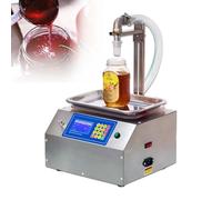 EXSHUING Viscous Liquid Filler, Honey Filling Machine with 10kg Scale & Drip-Free Nozzle, Automatic Quantitative Filling for Peanut Butter, Jam, Syrup, Edible Oil, Laundry Detergent(Plastic pump)