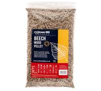 Exstream BBQ 3 Litre (Approx 1.8kg) BEECH Hardwood Pellets Up To 45 Sessions For Use With Barbecues, Smokers & Ninja Outdoor Appliances - Resealable Bags