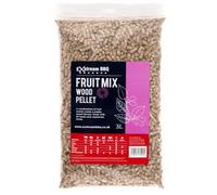 Exstream BBQ 3L Pellet - 8 Species - For Use With Ninja Electric Smokers Up to 30 Cooking Sessions & Ooni Pizza Ovens (Fruit Mix)