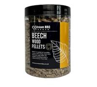 Exstream BBQ Smoking Pellets in 1 Litre Jar, Premium Quality, 10 Natural Flavours for Wood Fired Ovens and Grills. (Beech Wood)