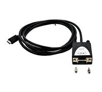Exsys 2311/2 °F C Male to 1 x Serial RS-232 1.8 m USB 2.0 Cable with 9 Pin Connector LED Display Black