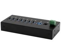 Exsys EX-11247HMS 7 Port USB 3.2 Gen 1 HUB Din-Rail Kit and Wall VIA VL813 Chipset