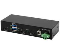 EXSYS EX-11295HMS 4 Port USB 3.2 Gen 2 HUB Din-Rail Kit und Wand VIA VL822 Chipset