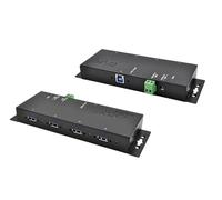 EXSYS EX-1183HMVS-2-4 Ports USB 3.2 Gen1 Metal Hub with Surge Protection