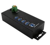 EXSYS EX-1186HMVS-2 USB 3.2 Gen 1 Metal HUB with 4 Ports with Surge Protection