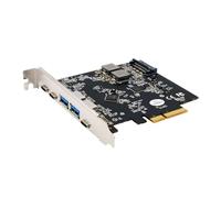 EXSYS EX-12007 - USB 3.2 Gen2 PCI Express Card (x4) with 2X A and 3X C Ports