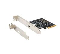 IO Exsys PCIe3.0 x4 1xType-C USB 3.2 Gen2x2 (EX-12011) LP inkl. Low-Profile Slotblech