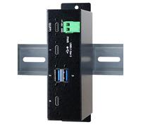 Exsys EX-1274HMV USB 3.1 (Gen2) Metal Hub 4 Ports 2 x USB-C and 2 x USB-A