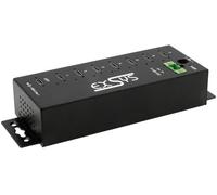 EXSYS EX-1537HMVS USB-C 3.2 Gen 1 7 Port Managed Metal Hub with Surge Protection 15KV EDS