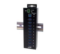 EXSYS EX-1580SHMVS Managed, Network Separable 10-Port USB 3.2 Gen 1 Metal HUB, 15KV ESD Protection