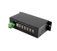Exsys EX-1596HMVS - Managed 6-Port USB 2.0 Metal HUB with Surge Protection