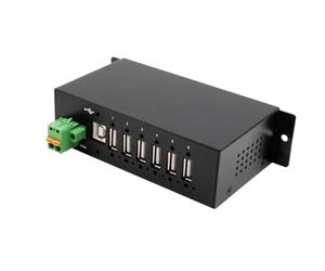 Exsys EX-1596HMVS - Managed 6-Port USB 2.0 Metal HUB with Surge Protection