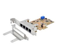 EXSYS EX-6084 PCIe 4 Port Quad Ethernet 1Gigabit Card