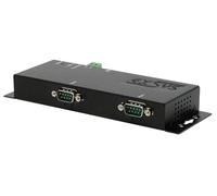 EXSYS EX-6122-2PoE Ethernet to Serial 2 x RS-232/422/485 with 9 Pin Connector incl. Virtual Com Software PoE