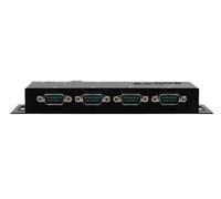 EXSYS EX-6124-2PoE Ethernet to Serial 4 x RS-232/422/485 with 9 Pin PoE Connector